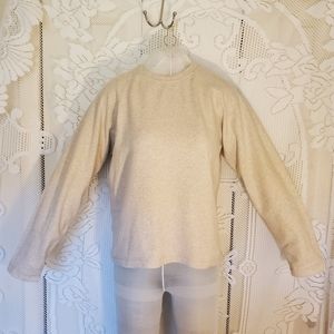 Lands End soft sporty beige top